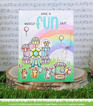 Lawn Fawn - Stempel "Wheely Great Day" Clear Stamps