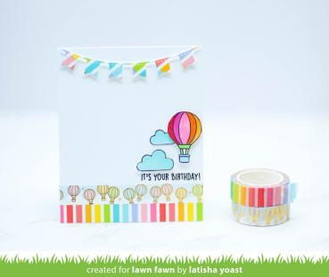 Lawn Fawn - Washi Tape "Vertical Rainbow Stripes"