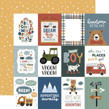 Echo Park - Designpapier "Dream Big Little Boy" Paper Pack 6x6 Inch - 24 Bogen