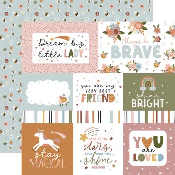 Echo Park - Designpapier "Dream Big Little Girl" Collection Kit 12x12 Inch - 12 Bogen