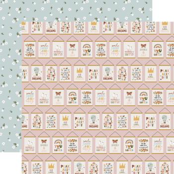 Echo Park - Designpapier "Dream Big Little Girl" Paper Pack 6x6 Inch - 24 Bogen