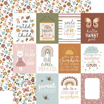 Echo Park - Designpapier "Dream Big Little Girl" Paper Pack 6x6 Inch - 24 Bogen