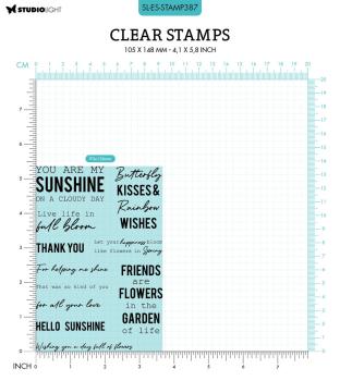 Studio Light - Stempelset "Sunshine" Clear Stamps