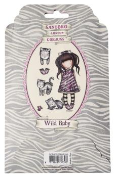 Studio Light Gorjuss - Stempelset "Wild Ruby" Cling Stamp L