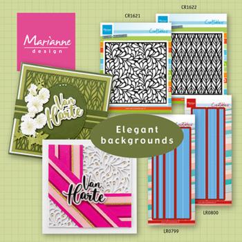 Marianne Design - Stanzschablone "Background Succulents" Craftables Dies