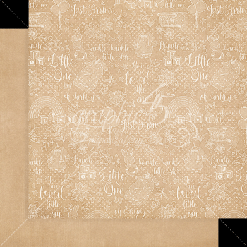 Graphic 45 - Designpapier "Little One" Patterns & Solid Pad 12x12 Inch - 16 Bogen
