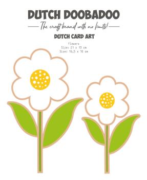 Dutch Doobadoo - Schablone A5 "Flowers" Stencil - Dutch Card Art