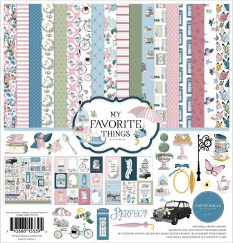 Carta Bella - Designpapier "My Favorite Things" Collection Kit 12x12 Inch - 12 Bogen  