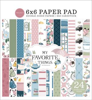 Carta Bella - Designpapier "My Favorite Things" Paper Pad 6x6 Inch - 24 Bogen