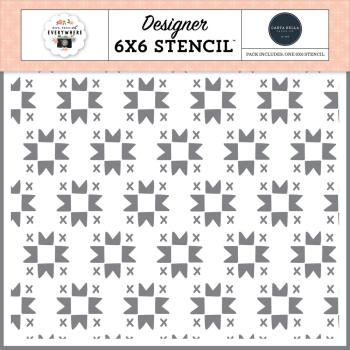 Carta Bella - Schablone 6x6 Inch "Quilted Pattern" Stencil