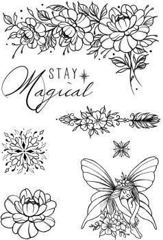 Creative Expressions - Stempelset A6 "Fairy Blooms" Clear Stamps