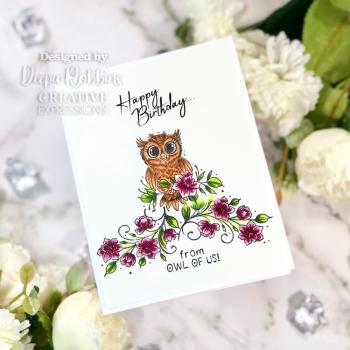 Creative Expressions - Stempelset A6 "From Owl Of Us" Clear Stamps