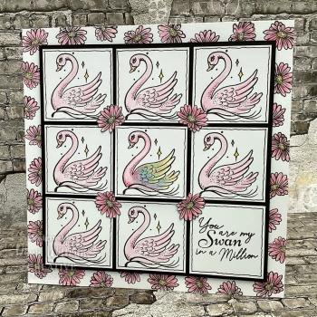 Creative Expressions - Stempelset A6 "Swan In A Million" Clear Stamps