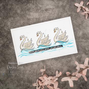 Creative Expressions - Stempelset A6 "Swan In A Million" Clear Stamps