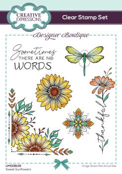 Creative Expressions - Stempelset A6 "Sweet Sunflowers" Clear Stamps