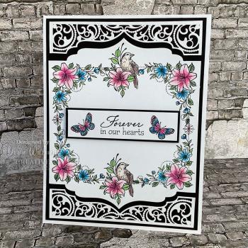 Creative Expressions - Stempelset A6 "Tranquil Garden" Clear Stamps