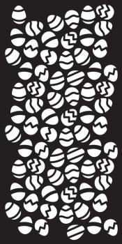 Creative Expressions - Schablone "Egg Stravaganza" Stencil Slimline