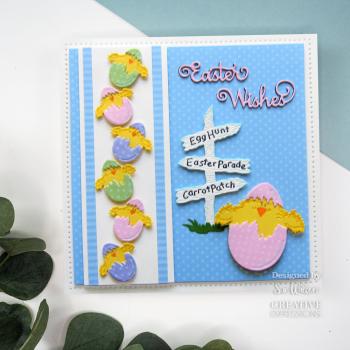 Creative Expressions - Stanzschablone "Shadowed Sentiments Easter Wishes" Craft Dies Mini