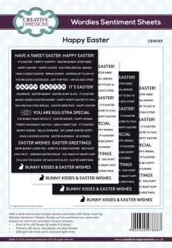 Creative Expressions - Embesllishment "Happy Easter"