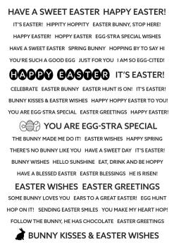 Creative Expressions - Embesllishment "Happy Easter"