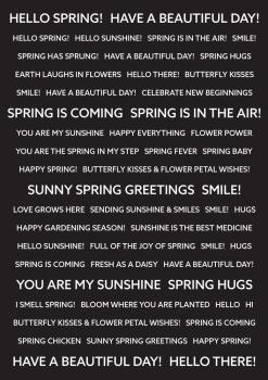 Creative Expressions - Embesllishment "Hello Spring"