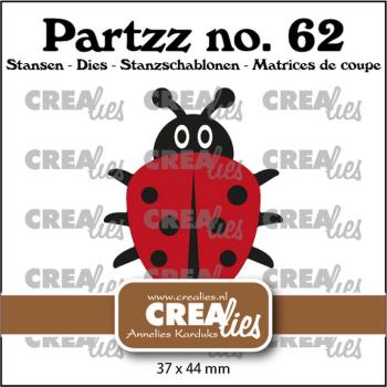 Crealies - Stanzschablone "Ladybird Big " Partzz Dies