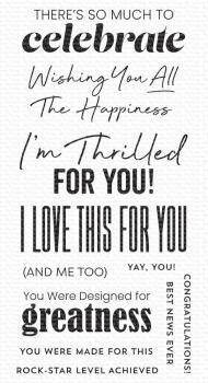 My Favorite Things Stempelset "Thrilled for You" Clear Stamps
