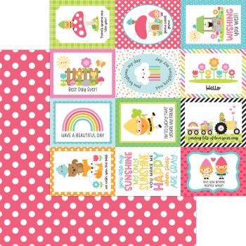 Doodlebug Design - Designpapier "Over The Rainbow" Paper Pack 6x6 Inch - 24 Bogen