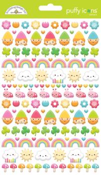 Doodlebug Design - Aufkleber "Over The Rainbow" Puffy Icons Sticker