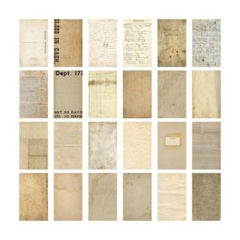 Tim Holtz - Idea Ology - Designpapier "Backdrops Volume 4" Paper Pack 6x10  Inch - 24 Bogen 