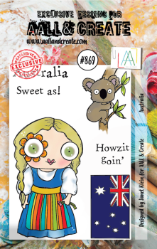 AALL and Create - Stempelset A7 "Australia" Clear Stamps
