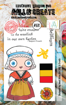 AALL and Create - Stempelset A7 "Belgium" Clear Stamps