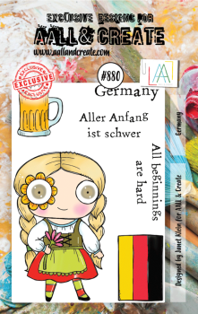 AALL and Create - Stempelset A7 "Germany" Clear Stamps