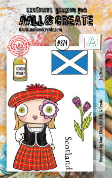 AALL and Create - Stempelset A7 "Scotland" Clear Stamps