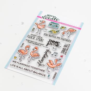 Heffy Doodle - Stempelset "Flock Star" Clear Stamps 