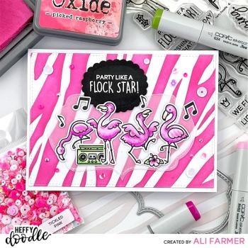 Heffy Doodle - Stempelset "Flock Star" Clear Stamps 