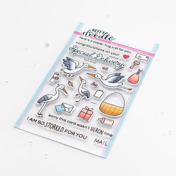 Heffy Doodle - Stempelset "Special Delivery" Clear Stamps 