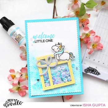 Heffy Doodle - Stempelset "New Arrival Sentiment" Clear Stamps