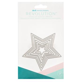 We R Memory Keepers - Stanzschablone "Star Revolution" Nested Dies