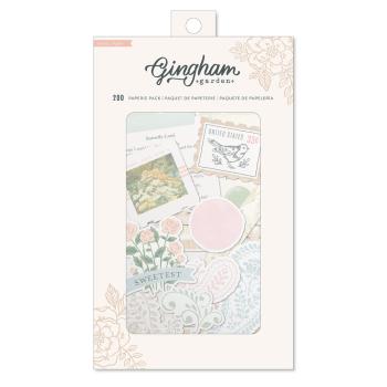 American Crafts - Aufkleber & Stanzteile "Gingham Garden" Die Cuts & Washi Sticker