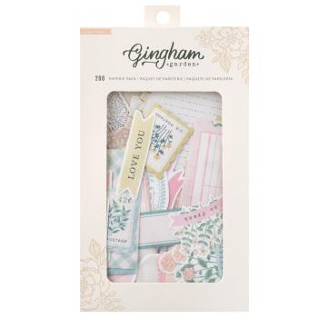 American Crafts - Aufkleber & Stanzteile "Gingham Garden" Die Cuts & Washi Sticker