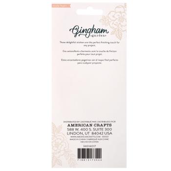 American Crafts - Aufkleber "Gingham Garden" Puffy Sticker