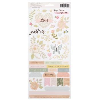 American Crafts - Aufkleber "Gingham Garden" Sticker