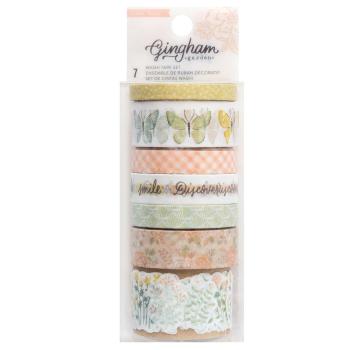 American Crafts - Decorative Tape "Gingham Garden" Washi Tape