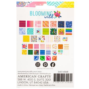 American Crafts - Stanzteile "Blooming Wild" Embellishments