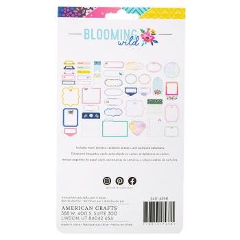 American Crafts - Stanzteile "Blooming Wild" Embellishments