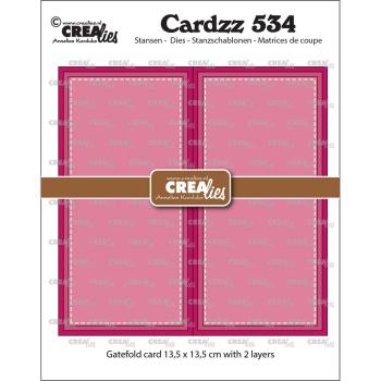 Crealies - Stanzschablone "Gatefold Square Card" Cardzz Dies