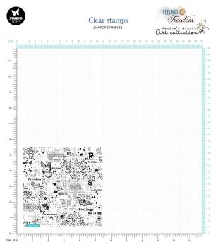 Studio Light - Stempel "Freedom Background" Clear Stamps