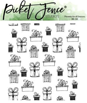 Picket Fence Studios - Stempel "Present for all Seasons" Clear stamp