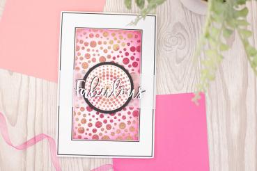 Crafters Companion - Schablone "Spots and Dots Multi-Use" Stencil